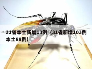 31省本土新增13例（31省新增103例本土88例）