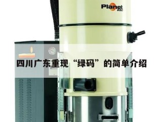 四川广东重现“绿码”的简单介绍