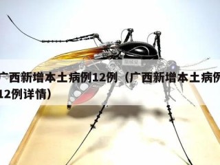 广西新增本土病例12例（广西新增本土病例12例详情）