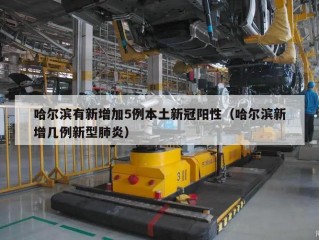 哈尔滨有新增加5例本土新冠阳性（哈尔滨新增几例新型肺炎）